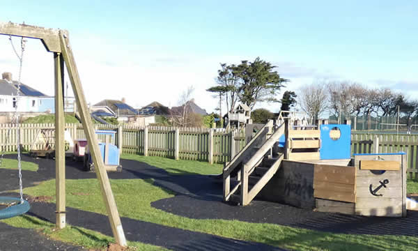 Play area in Colan Recreation Ground